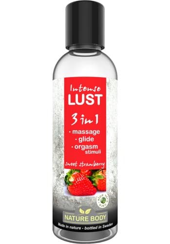 Intense Lust 3 in 1, Sweet Strawberry 100 ml