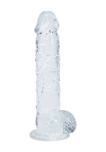 Crystal Clear dildo 13 cm, Clear