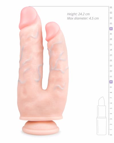 23 CM DOUBLE DILDO - EASY TOYS