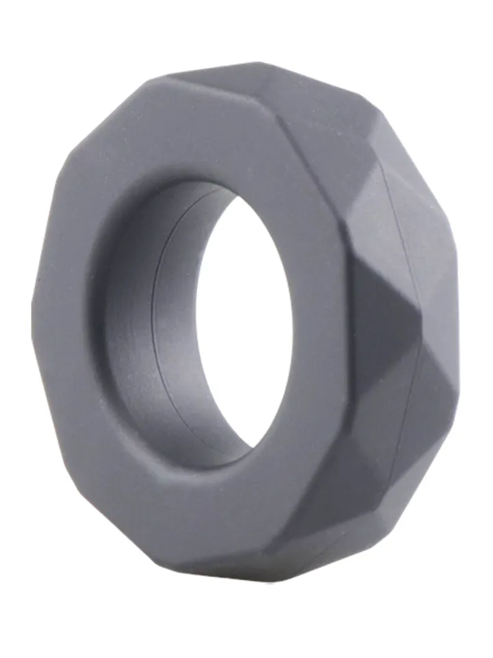 Deluxe Silicone Cock Ring Black
