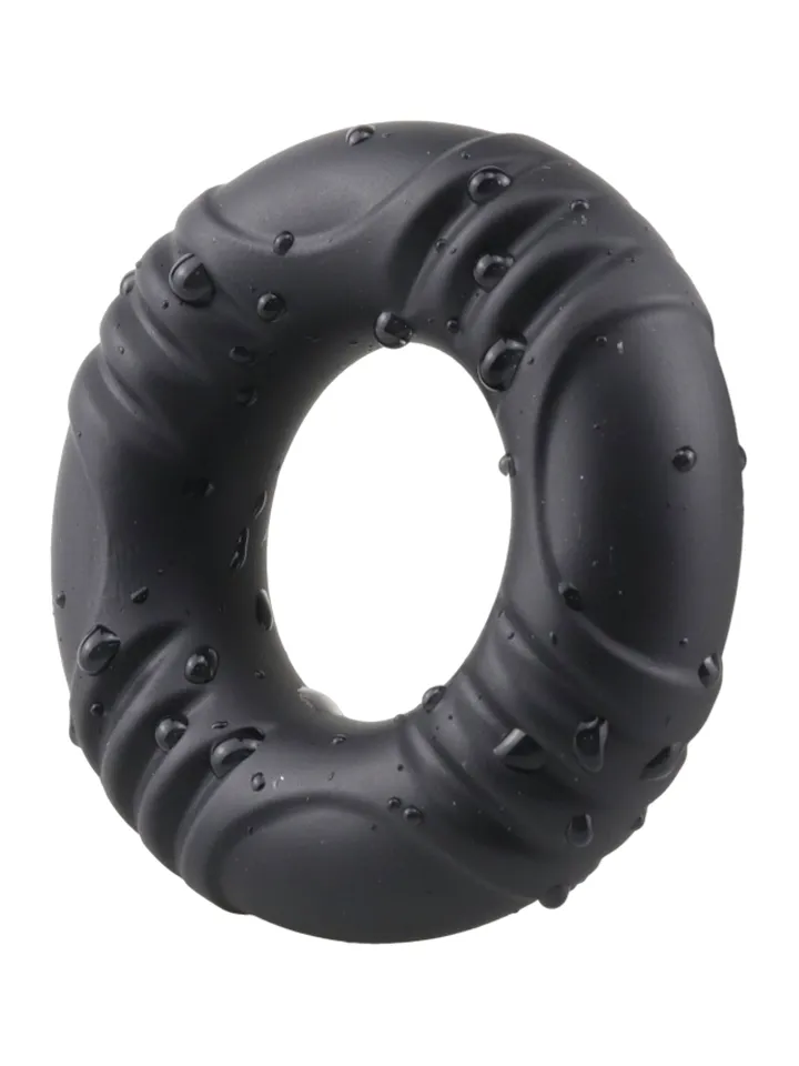 Great Fit Silicone Cock Ring Black