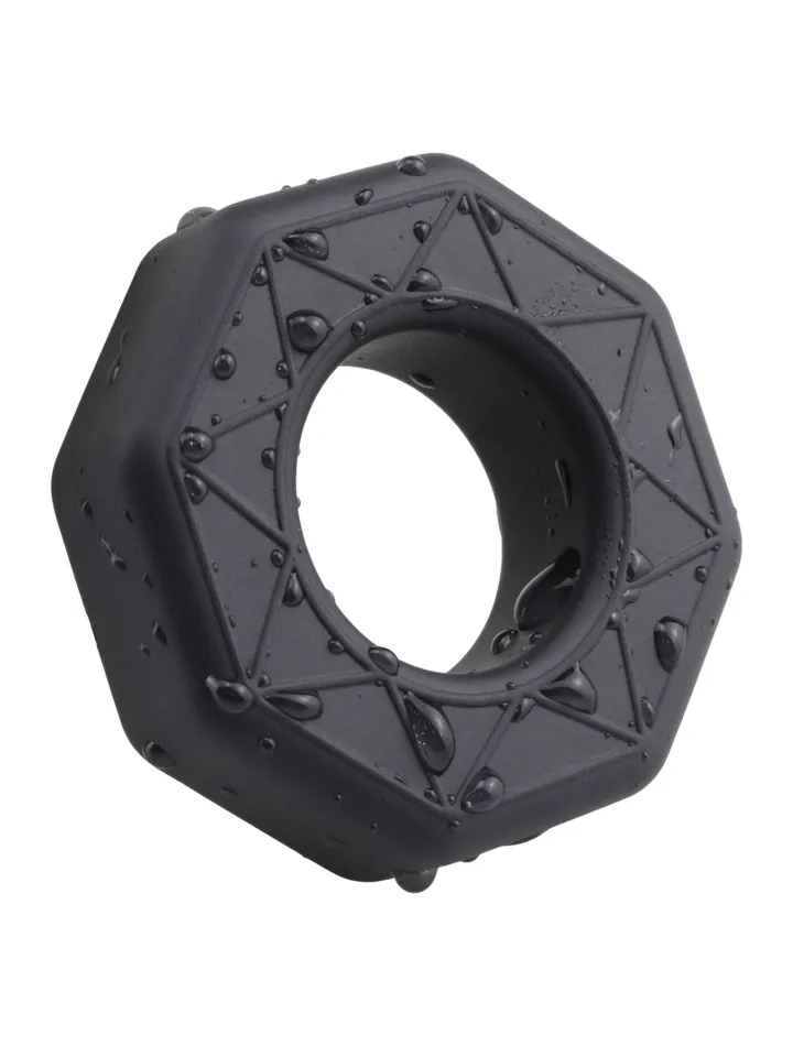 Master Silicone Cock Ring Black