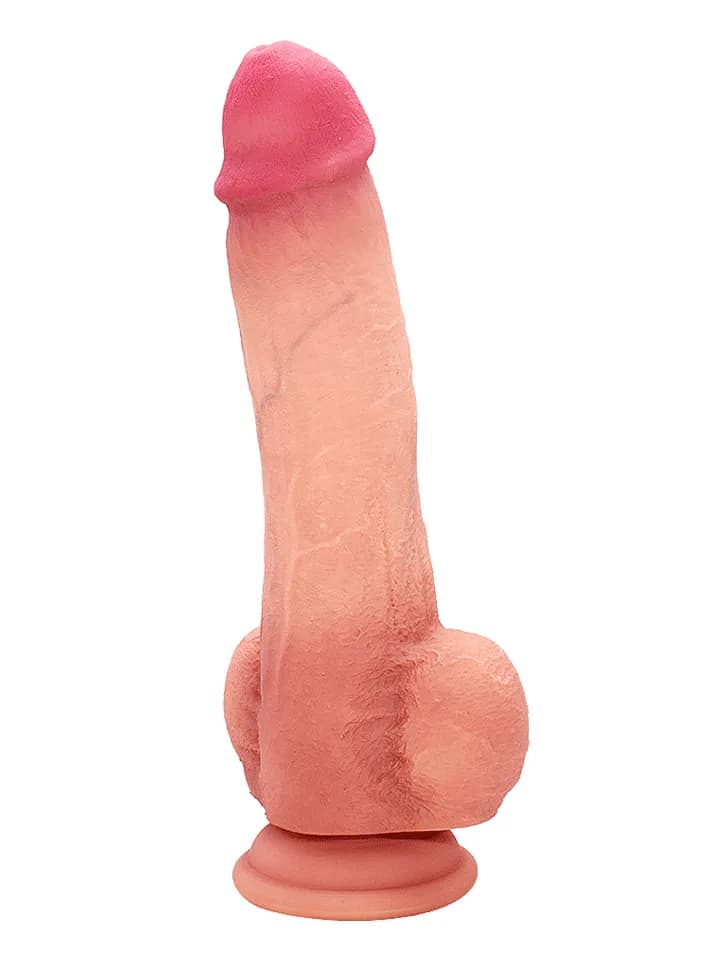 Ultra-Realistic Silicone Dildo With Balls 21,5 cm