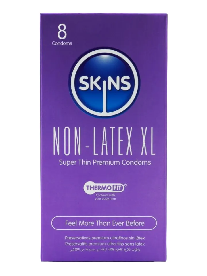 Skins Non-Latex XL Condoms 8-pack