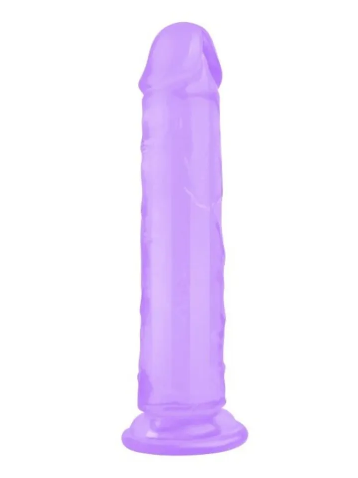 Realistic Penis Crystal Jellies Purple 21,6 cm