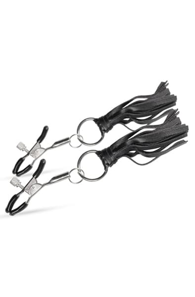 Easytoys Adjustable Nipple Clamps With Tassels Bröstvårtsklämmor
