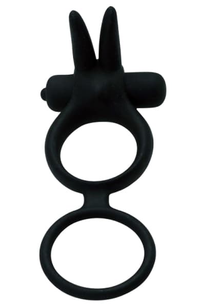 TOYZ4LOVERS Timeless Dual Ring Black Penispump med vibrator