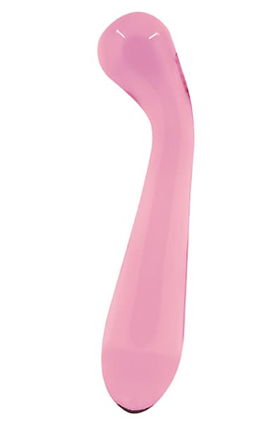 NS Novelties Crystal Glass G-Spot Wand Pink 16cm Glasdildo