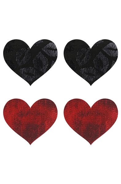 Peekaboo Pasties Stolen Kisses Hearts Nipple covers