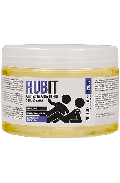 Rub It A Massage A Day To Rub Stress Away 500 ml Massageolja