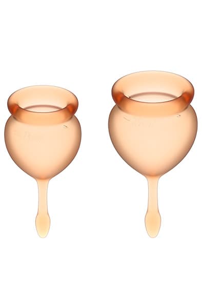 Feel Good Menstrual Cup Orange Menskoppar