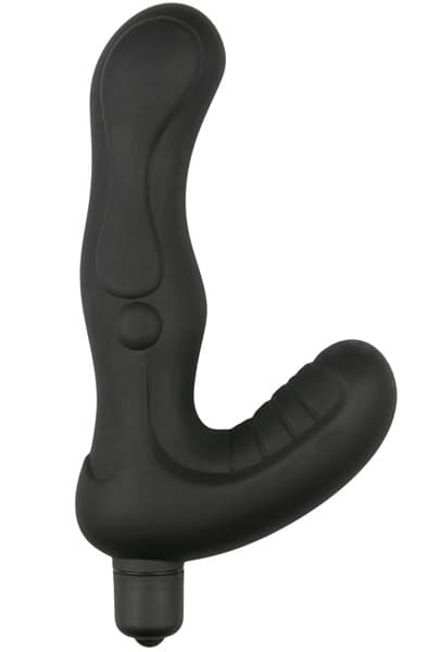 Easytoys Black Silicone Perineum Tickler Prostatavibrator