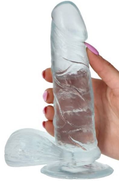 TOYZ4LOVERS Jelly Dildo Real Rapture Clear 17cm Dildo