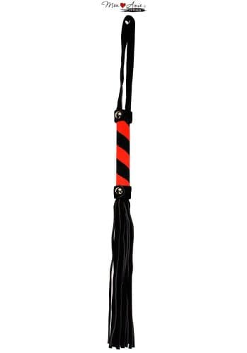 Mon Amie Suede Whip Short Black/Red