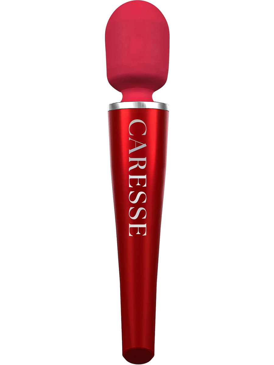 Caresse: Pro Wand Massager, röd