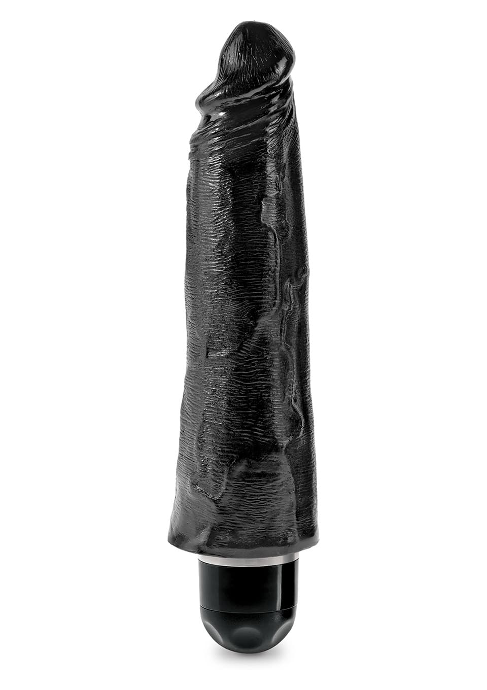 KING COCK 8"'"' VIBR STIFFY BLACK