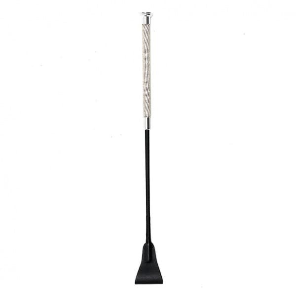 Horse whip with diamond handle