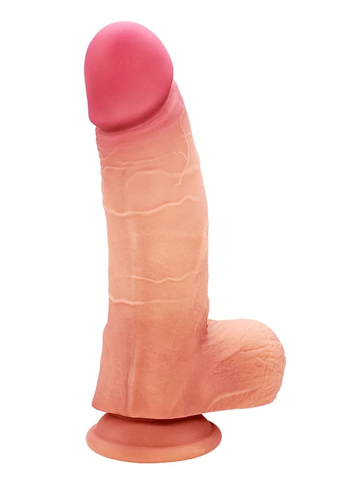 Ultra-Realistic Silicone Dildo With Balls 20 cm