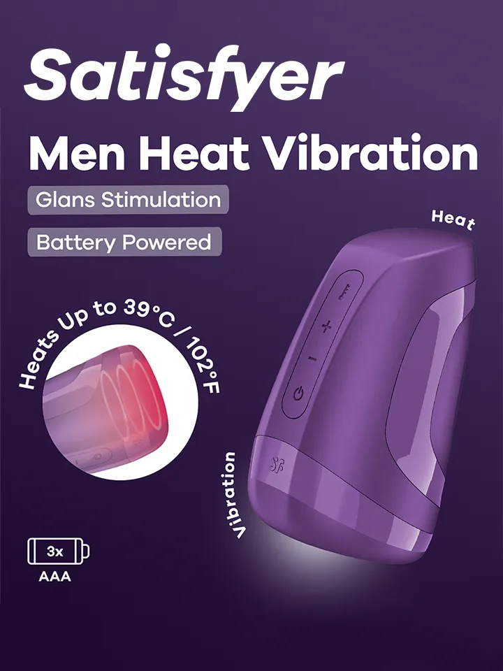 Satisfyer Men Heat Vibration Battery Powered